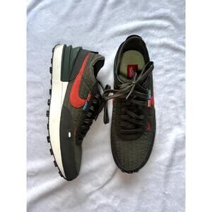 Nike Waffle One Premium 'Toasty Medium Olive' Sneakers Mens Sz 11